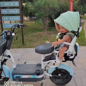 电瓶车儿童后置座椅电动自行车宝宝安全凳子电摩踏板车婴儿后座椅