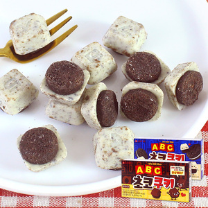 韩国进口零食 LOTTE乐天ABC字母巧克力味曲奇饼干儿童年货节礼物