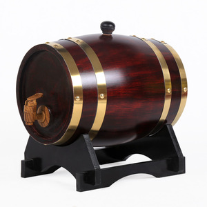 5升橡木实木木质酒桶白酒红酒葡萄酒存储酒桶家用小酒桶装酒储存