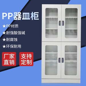 实验室器皿柜储物仪器防腐酸碱化学PP试剂样品全钢全木铝木器皿柜