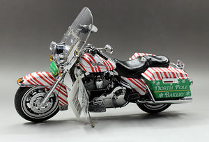 富兰克林 1:10 哈雷路王 2011 圣诞版 合金限量仿真摩托车模型