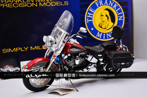 富兰克林 1：10 哈雷继承者软尾 2007年 合金限量仿真摩托车模型
