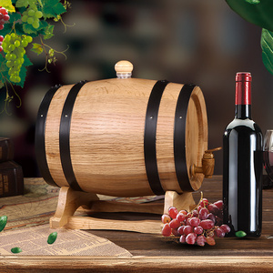 新品橡木实木无胆葡萄酒发酵桶酿酒桶家用自酿酒桶网红橡木桶空桶