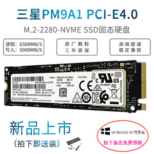 Samsung/三星 PM9A1 1T M.2 PCIe4.0 固态硬盘 NVMe 新固件7401Q