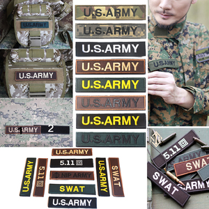 SWAT魔术贴臂章美国特种个性战术贴章背包军迷冲锋衣长条胸章徽章