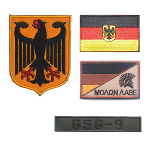 德国国旗国徽特种套装 德国刺绣臂章布贴 户外军迷肩章臂章魔术贴