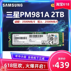三星PM981a 2T 1T 512G M.2 2280 PCIe笔记本固态硬盘980 PM961