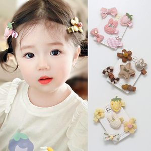 石川印象儿童发饰可爱花朵小蝴蝶结宝宝发夹套装婴儿发卡头饰女孩
