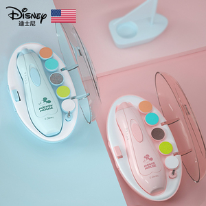 迪士尼婴儿打磨甲器电动婴儿指甲剪套装儿童新生专用宝宝护理用品