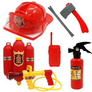 六一儿童消防员玩具山姆套装备幼儿园角色扮演过家灭火器帽子水枪