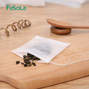 日本一次性茶包袋玉米纤维泡茶袋反折养生茶叶袋花茶茶渣过滤网袋