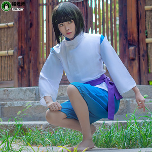 猫老师赈早见琥珀主千寻小白龙COS服装二次元cosplay动漫和服男女