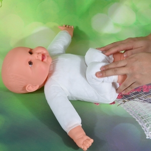 家政月嫂培训娃娃 做操被动操抚触练习婴儿宝宝 仿真娃娃教具模型