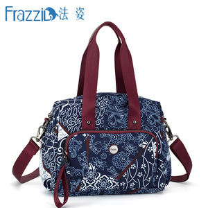 Frazzil/法姿女包帆布手提包大容量新款时尚休闲单肩挎包欧风布包