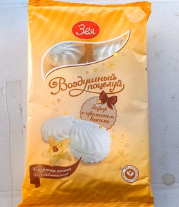 俄罗斯超市采购 原味 巧克力味棉花糖  巧克力派250克/袋 4袋包邮