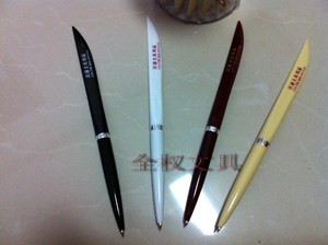 汉通C111刀笔 办公作业刀笔 0.7mm 扁刀型圆珠笔 蓝芯