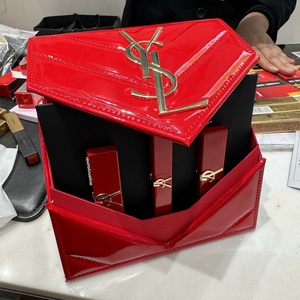 圣罗兰情人节口红礼盒三只装限定版第一波小金条2024-321-送包包