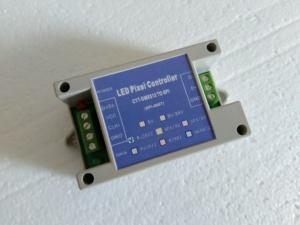 迷你型DMX-WS2812/2811/APA102转换器RGB灯光控制器LED解码器