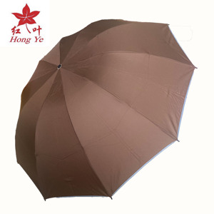 红叶伞夏季雨伞双人加大手动三折纯色商务办公礼品伞广告印字定制