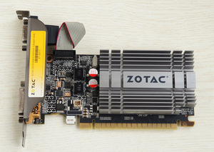 GT210 1G DDR3 nvidia 静音 索泰 小机箱显卡