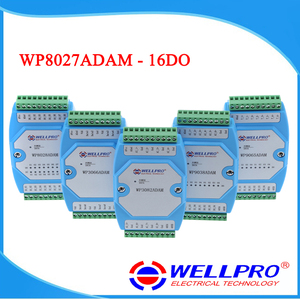 数字量输出模块 开关量模块 隔离型16路DO MODBUS通讯-WP8027ADAM