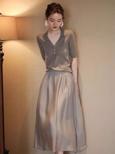 XZOXZO2024年新款高级感独特上衣超好看套装裙名媛气质连衣裙子夏