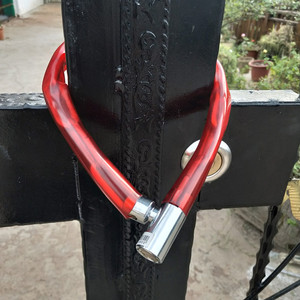 链条锁自行车电动车摩托车防盗锁铁链链子锁大门的双开门推门锁子