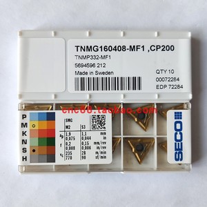 TNMG160408-MF1 CP200山高车刀片CNMG120408 CP500切削钛合金刀粒
