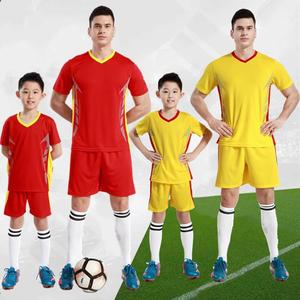 个性定制足球队服儿童足球服套装男女中小学生训练服运动比赛衣服