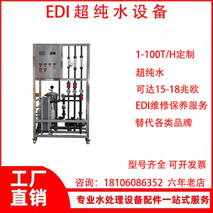 EDI模块超纯水设备光电医疗电子厂EDI电源双极反渗透实验edi尿素