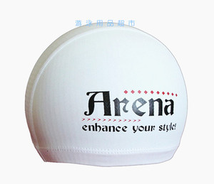 阿瑞娜arena皮胶泳帽男女防水护耳舒适软PU泳帽硅胶涂层莱卡泳帽