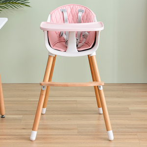 宝宝餐椅子吃饭便携式婴儿餐桌椅座椅多功能餐厅餐馆儿童实木餐椅