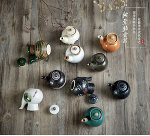 创意新款和之器日式餐厅餐具手绘陶瓷油壶调料瓶醋瓶酱油瓶调味罐