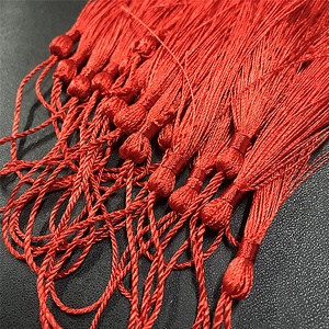 中国结绳彩色红色结绳流苏麦穗手工饰品DIY儿童学生文艺青年