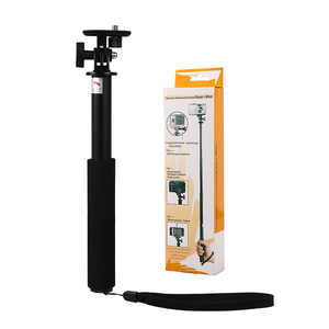 gopro 手机 相机自拍杆便携手持自拍架微单独脚架山狗3代自拍杆架