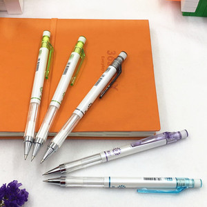 千比9013自动笔0.5mm学生文具塑杆彩色笔夹活动铅笔