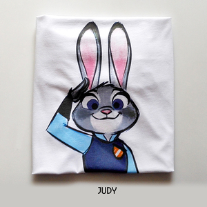 疯狂动物城Zootopia兔朱迪兔警官插画动画电影