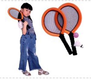 布艺网拍 儿童健身玩具羽毛球运动小朋友专用的宝宝球拍小网拍
