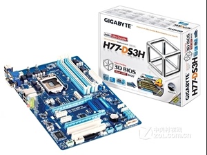Gigabyte/技嘉 H77-DS3H  LGA1155  DDR3 豪华大板 保一年