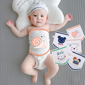 日本ZD宝宝护肚围夏薄款新生婴儿肚脐腹围睡觉包肚子神器肚兜纯棉