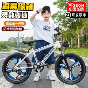 飞鸽儿童自行车男孩6-8-12岁女孩变速中大童单车20寸小孩学生山地