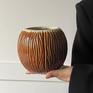 酒吧椰子杯提基杯tiki杯特调鸡尾酒杯创意个性陶瓷杯椰壳杯果汁杯