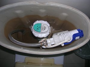 老式抽水马桶维修配件安华高端产品水箱配件进排水阀按钮ANNWA件