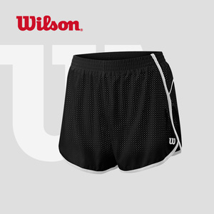 Wilson威尔胜女子裤裙深色网球裙威尔逊运动服装短裤秋季透气舒适