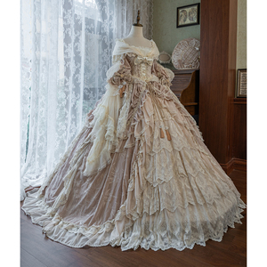 (定金)伊莎贝拉呱唧原创设计花嫁婚纱礼服lolita华丽款结婚成人礼