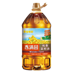 香满园黄金珍鲜纯香菜籽油 5L