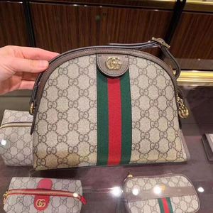 十年老店Gucci/古驰女包新款Ophidia GG贝壳单肩包女包小号499621