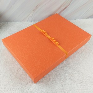 橙色超大号礼品盒长方形相册相框盒丝巾牌匾连衣裙婚纱生日礼物盒