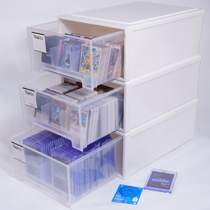 超大容量卡牌盒卡砖卡夹收纳箱PTCG宝可梦奥特曼游戏王卡包卡片盒