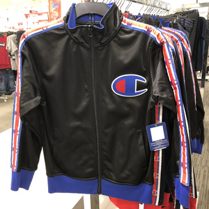 美国采购 Champion冠军男童薄绒串标大标运动夹克外套